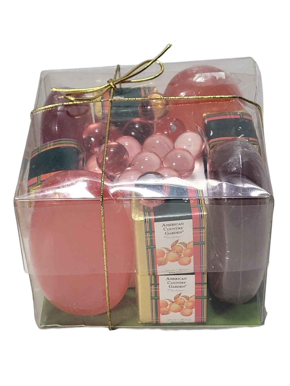 Vintage American County Garden Bar Soap Bath Cubes Oilettes Gift Set